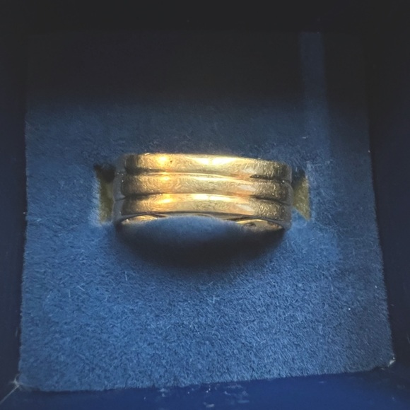 Vintage ladies wedding set, stamped 14k yellow gold, 1.20 carats. - Picture 7 of 9